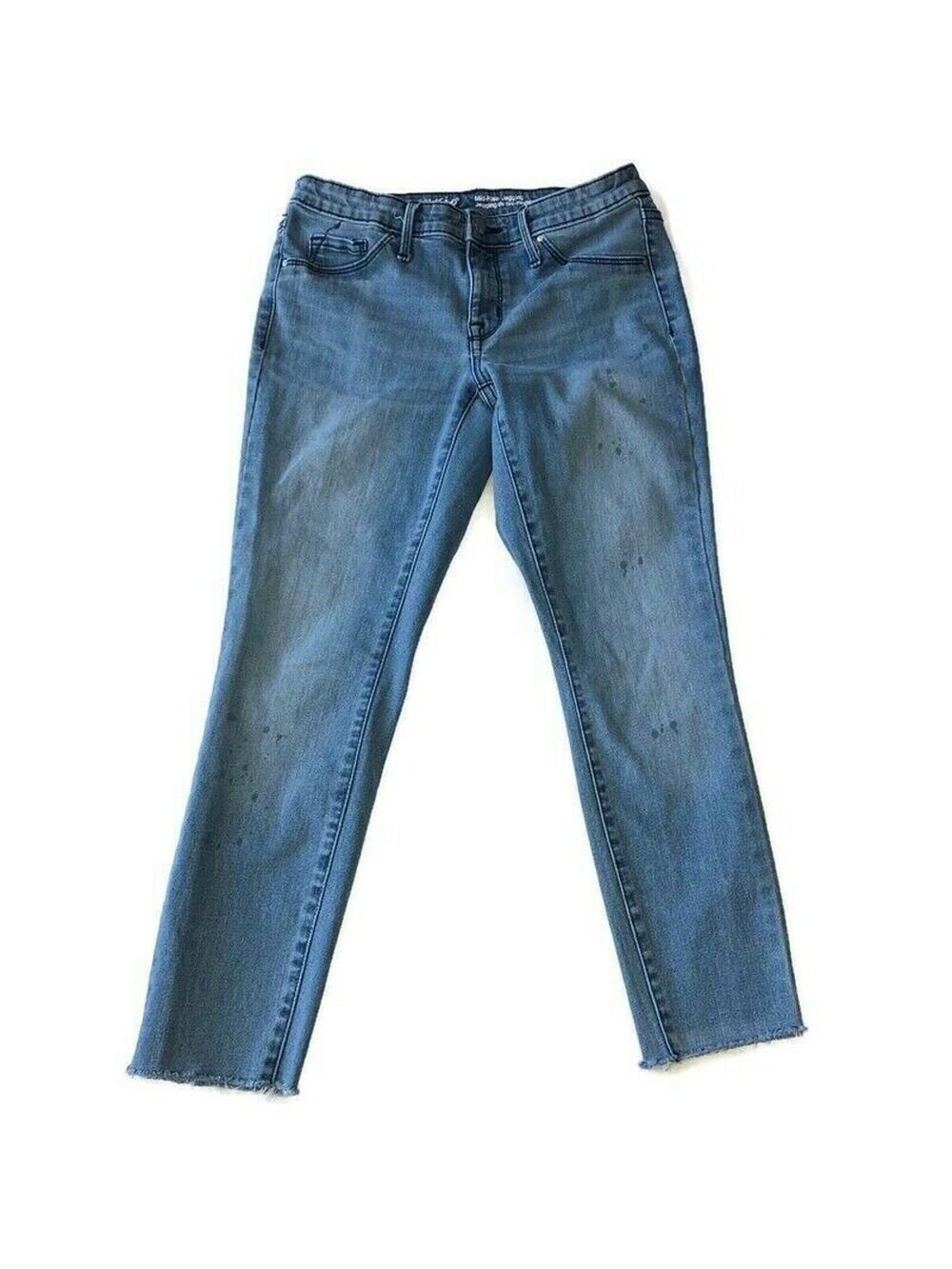 Mossimo Womens Jegging Jeans Size 4/27 Factory Paint Splatter Design Jeggings